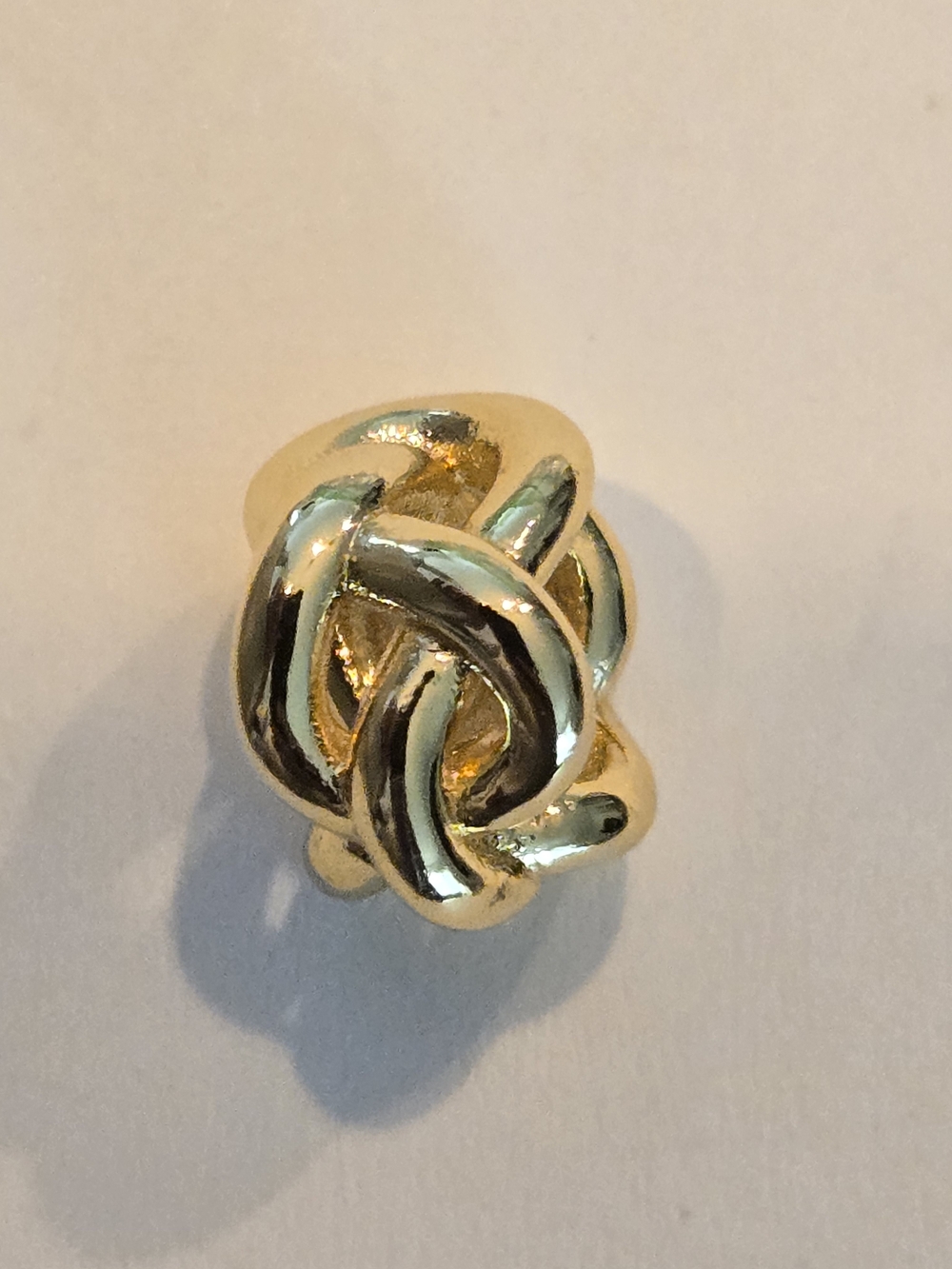 Gold Knot Statement Charm
